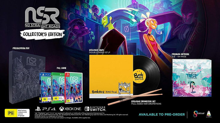 No Straight Roads: la Collector's Edition è disponibile su Amazon!