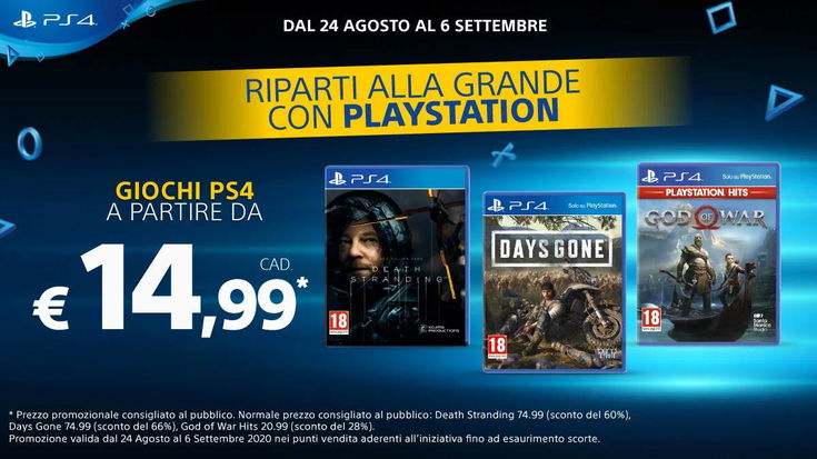 PS4, migliori esclusive e controller in offerta fino al 6 settembre