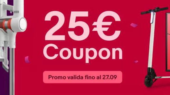 Immagine di 25° compleanno di eBay: codice sconto da 25€ per chiudere i festeggiamenti del portale!