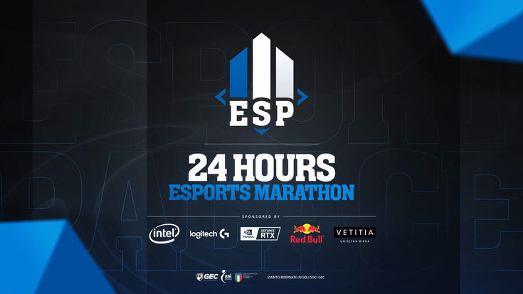 24 Hours eSports Marathon, tutto pronto: via alle 20 alla maratona di videogiochi all'eSport Palace