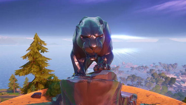 Fortnite: appare il monumento dedicato a Black Panther (ma la motivazione non è quella che pensate)