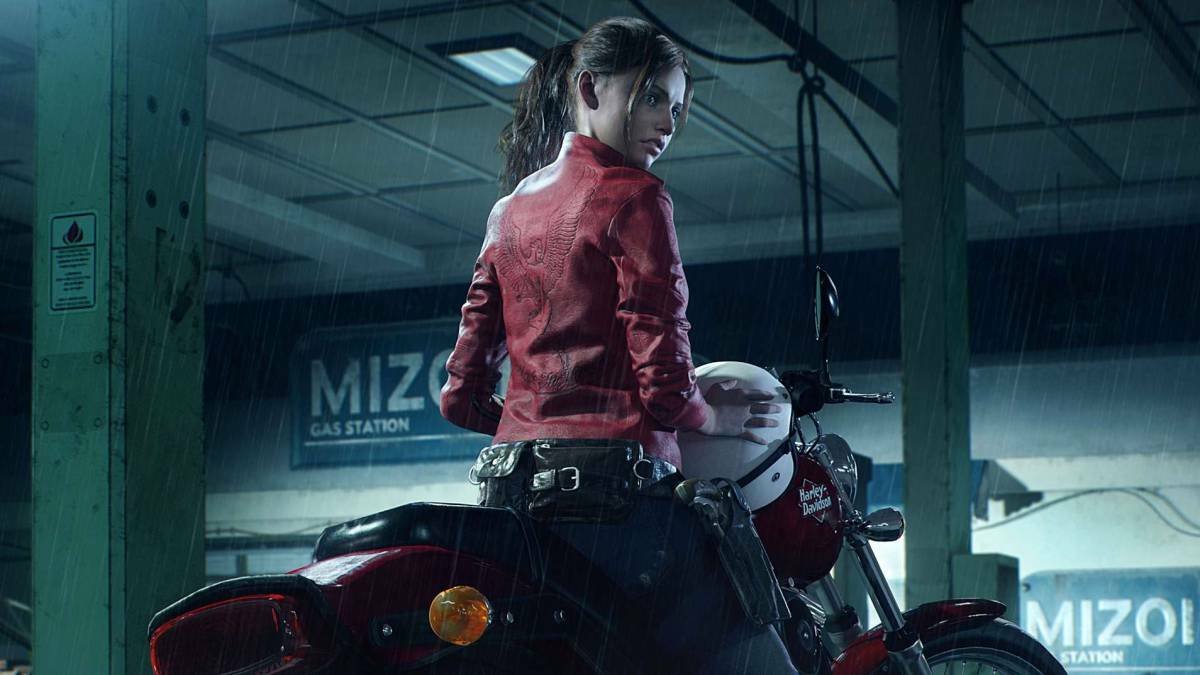 La giacca ufficiale rossa di Claire Redfield da Resident Evil 2 è in vendita