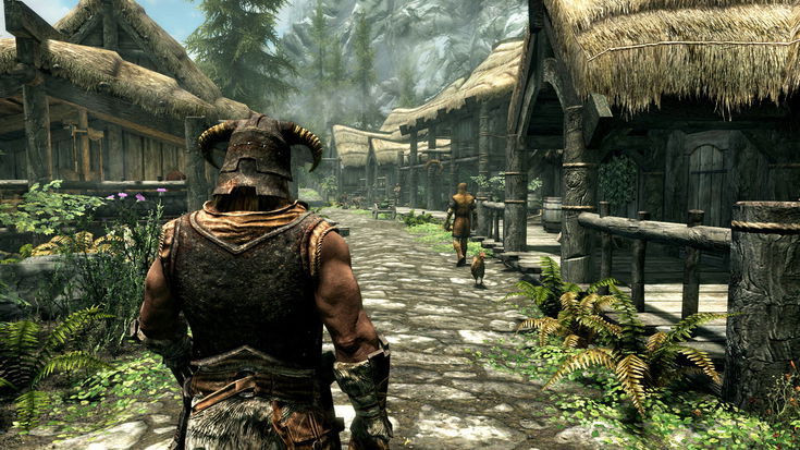 Skyrim, giocatore terrorizzato da un'apparizione improvvisa