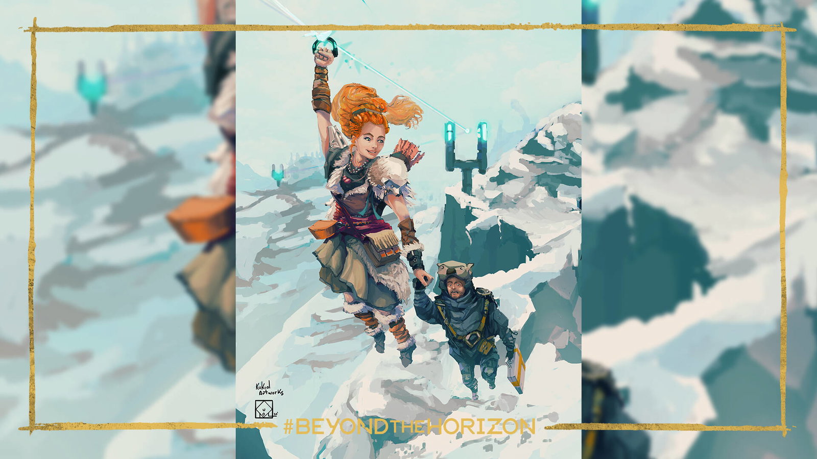 Guerrilla e Kojima festeggiano l'anniversario di Death Stranding (con Aloy e Sam)