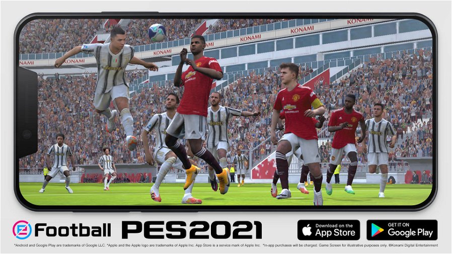 Immagine di Il calcio è tascabile: eFootball PES 2021 Mobile gratis da oggi
