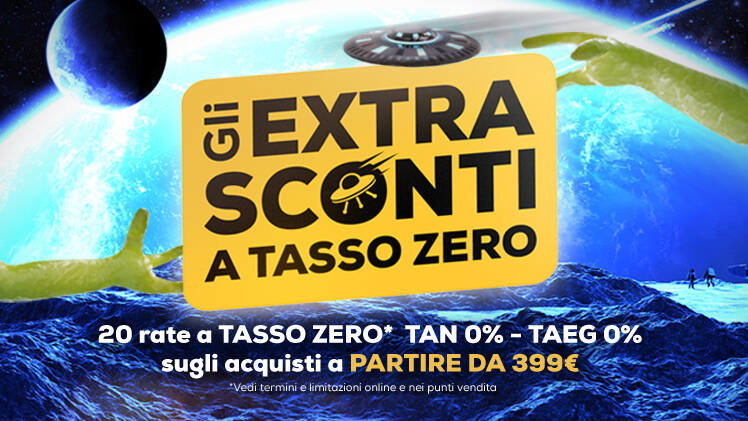 Immagine di Prezzi bassi e finanziamento a tazzo zero per gli extra sconti Euronics!