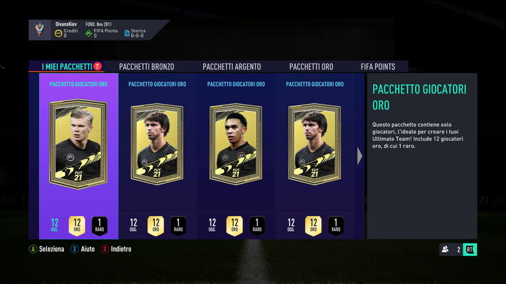 FUT vi permetterà di vedere cosa c'è in un pacchetto prima di pagarlo