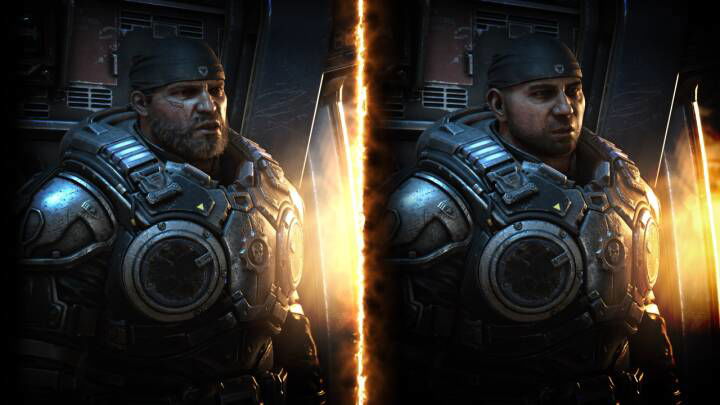 Immagine di Dave Bautista diventa Marcus Fenix in Gears 5 su Xbox Series X