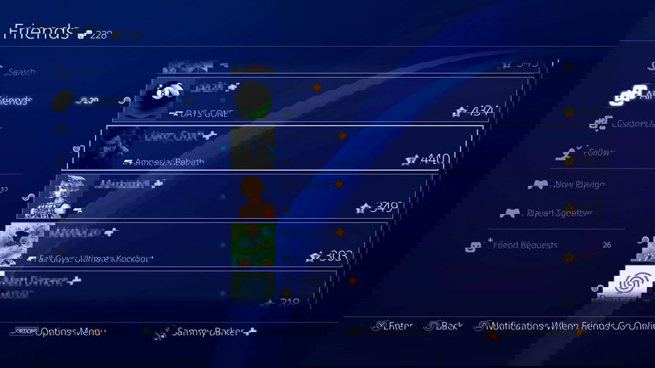 Immagine di PS4, la lista amici si aggiorna per prepararsi a PlayStation 5