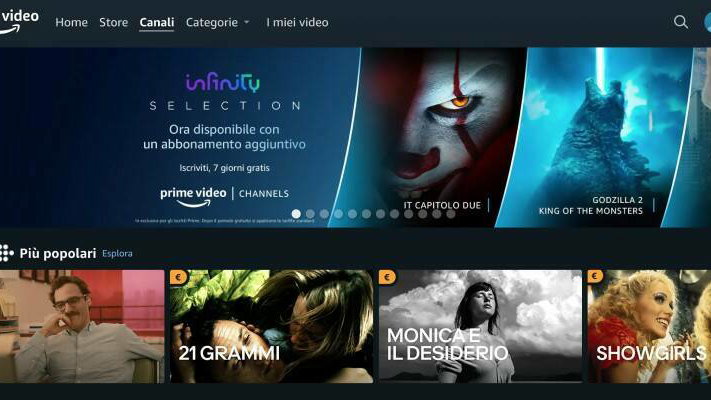 Immagine di Che cos'è e quanto costa Amazon Prime Video Channels