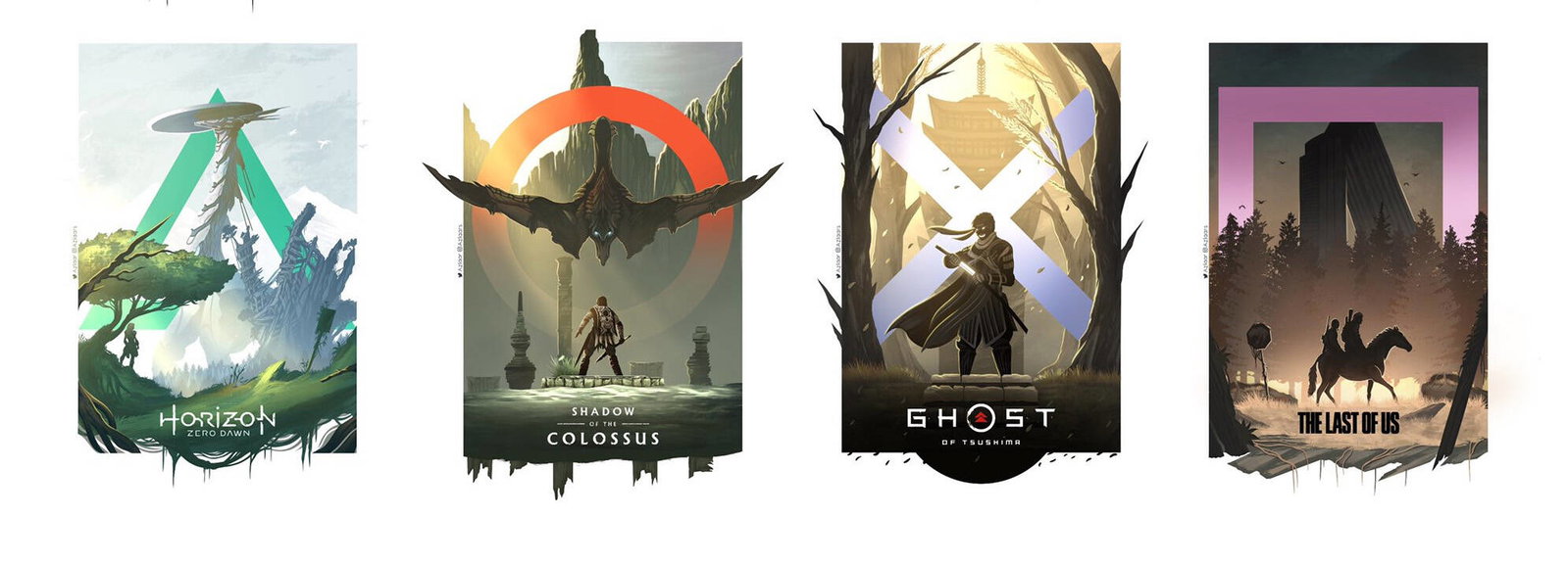 Artista realizza splendidi concept art per salutare le esclusive PS4