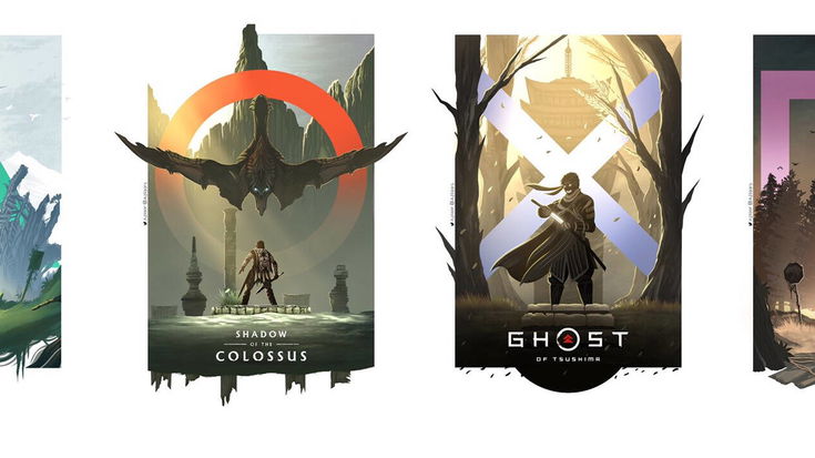 Artista realizza splendidi concept art per salutare le esclusive PS4