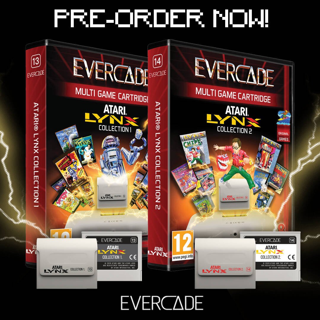 Evercade ' è una nuova console portatile con cartucce multi-gioco uniche,  con licenza ufficiale.