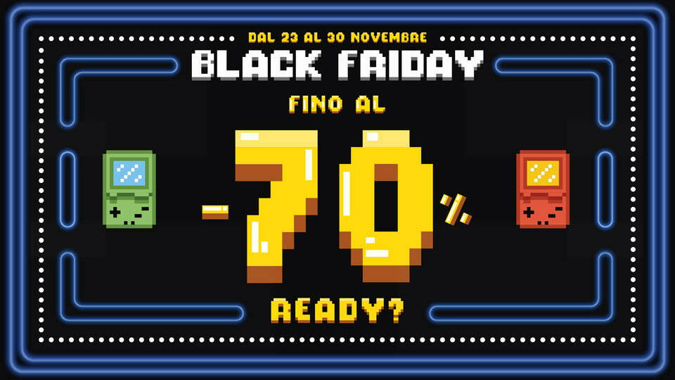 Immagine di Sconti fino al 70% per il Black Friday di GameStop!