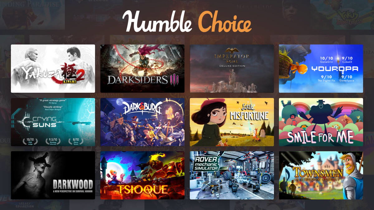Immagine di Acquista un gioco e ricevi un mese gratuito di Humble Choice Premium!