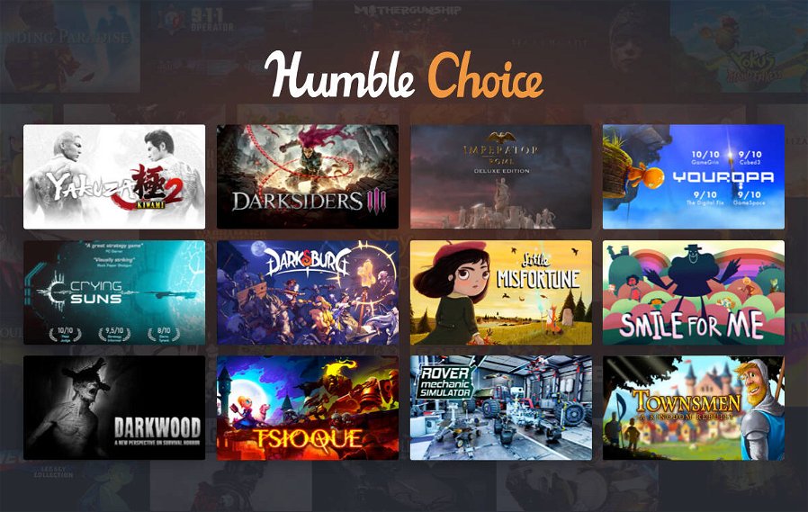 Immagine di Acquista un gioco e ricevi un mese gratuito di Humble Choice Premium!