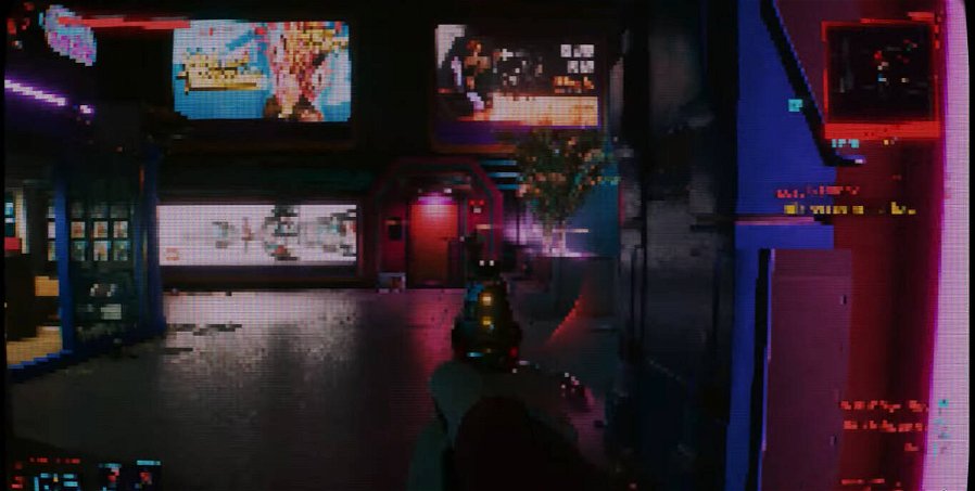 Immagine di Cyberpunk 2077 si trasforma in DOOM (quello del '93)