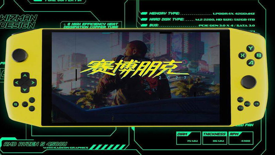 Immagine di Cyberpunk 2077 va alla grande sulla piattaforma portatile (reale) Aya Neo