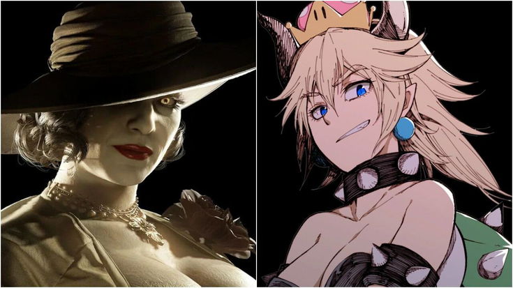 Lady Dimitrescu è la nuova Bowsette?