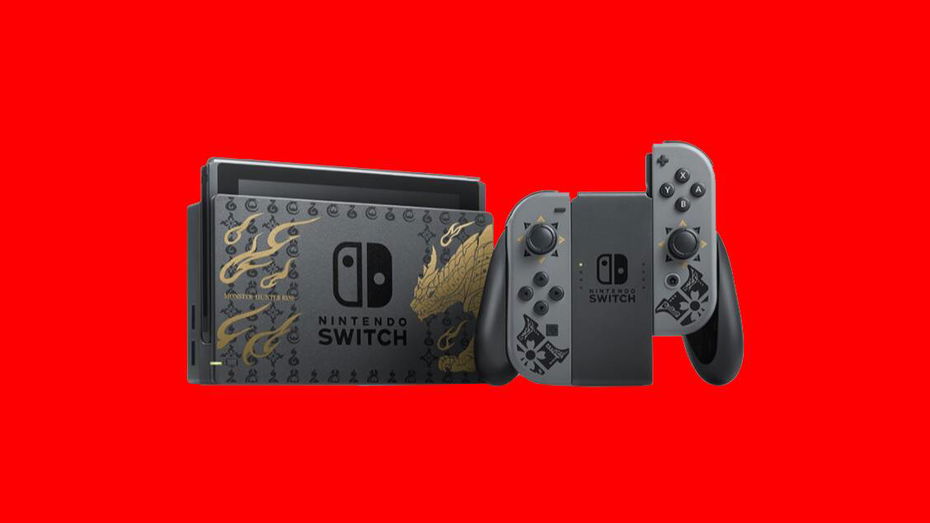 Immagine di Arriva una (bellissima) Nintendo Switch a tema Monster Hunter Rise