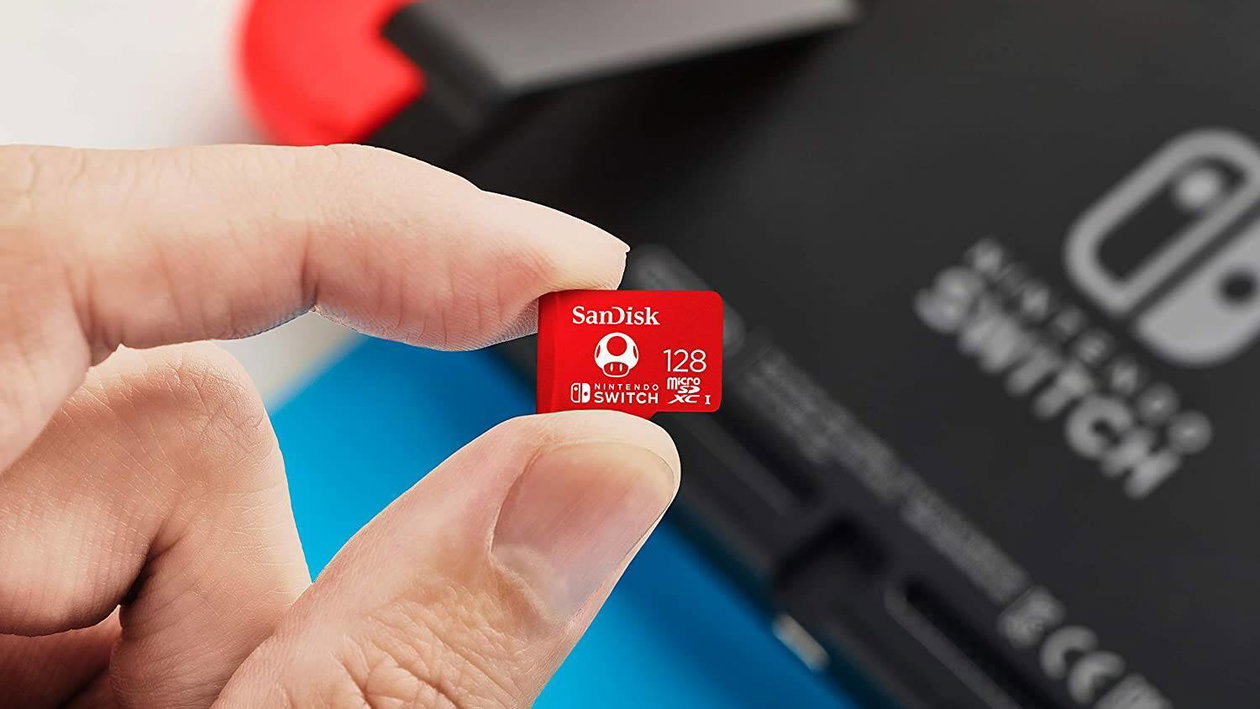 Immagine di MicroSD Sandisk Nintendo Switch da 128GB al prezzo più basso di sempre su Amazon!