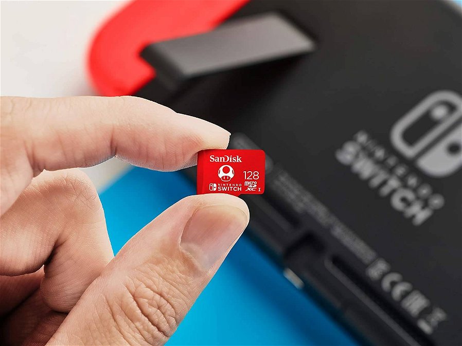 Immagine di MicroSD Sandisk Nintendo Switch da 128GB al prezzo più basso di sempre su Amazon!