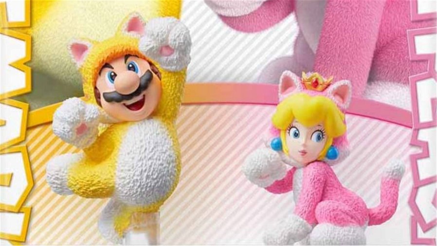 Immagine di Amazon: disponibile il set Limited Edition degli Amiibo di Mario Gatto e Peach Gatto