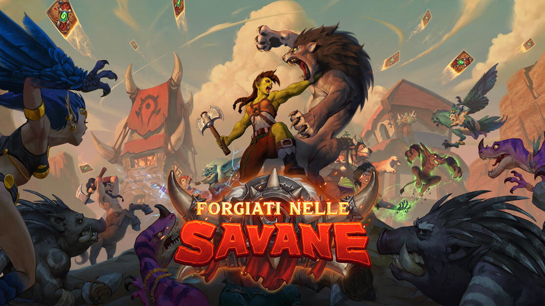 Immagine di Hearthstone - Forgiati nelle Savane: risparmiate sull'espansione con gli Amazon Coins