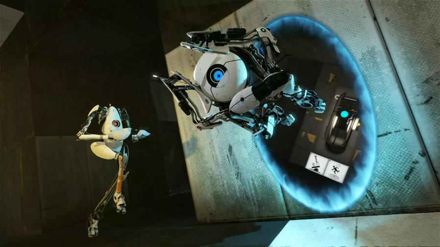 Immagine di Portal, l'iconica GLaDOS è stata un'aggiunta dell'ultimo minuto