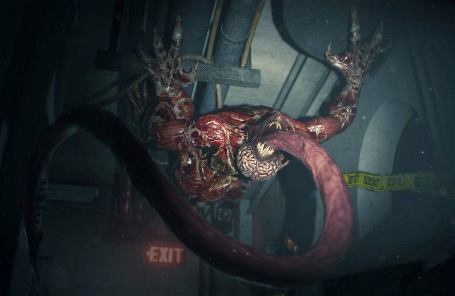 Immagine di Resident Evil 2, la statua del Licker non è adatta a deboli di cuore