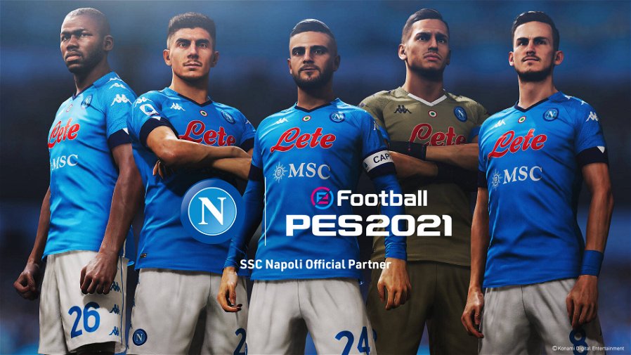 Immagine di PES, Konami annuncia il Napoli in esclusiva