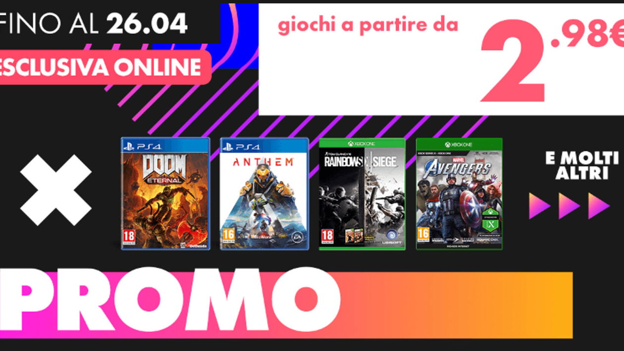 Immagine di Tanti giochi a partire da 2,98€ da Gamestop!