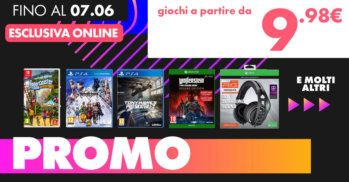 Tanti giochi a partire da 9,98€ da Gamestop!
