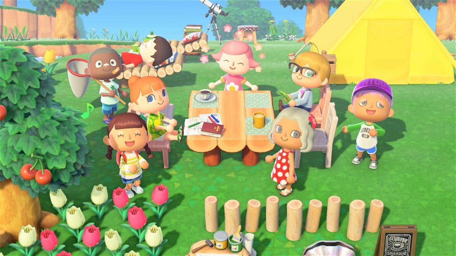 Immagine di Animal Crossing New Horizons, fan riproduce il Castello di Bowser
