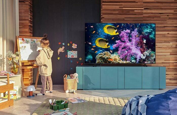 Immagine di Smart TV 4K QLED Samsung da 55" a un prezzo super tra le offerte del Solo per oggi MediaWorld