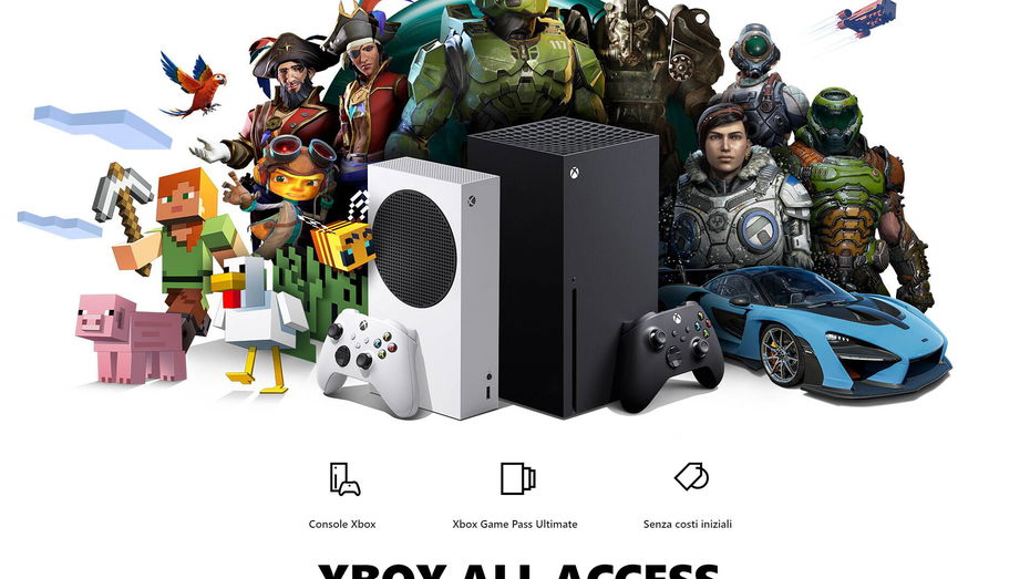 Immagine di Xbox All Access arriva in Italia: Series X|S da 24,99 euro al mese