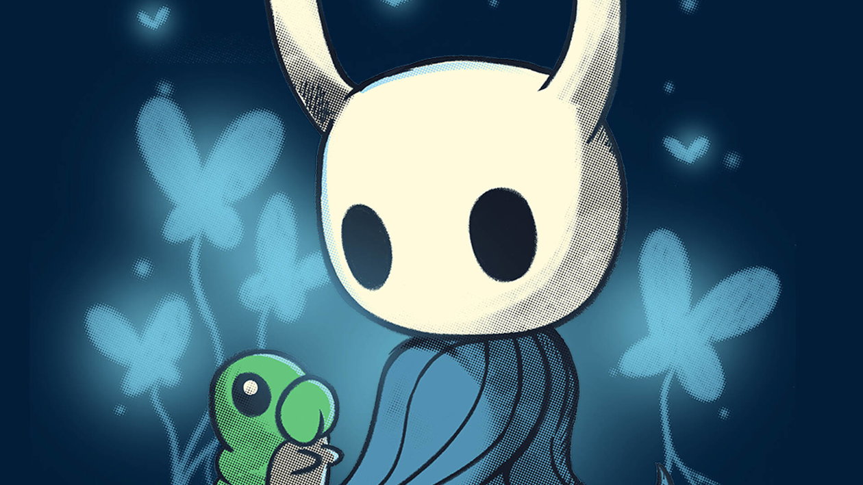 Immagine di Hollow Knight protagonista della T-Shirt del giorno di TeeTee