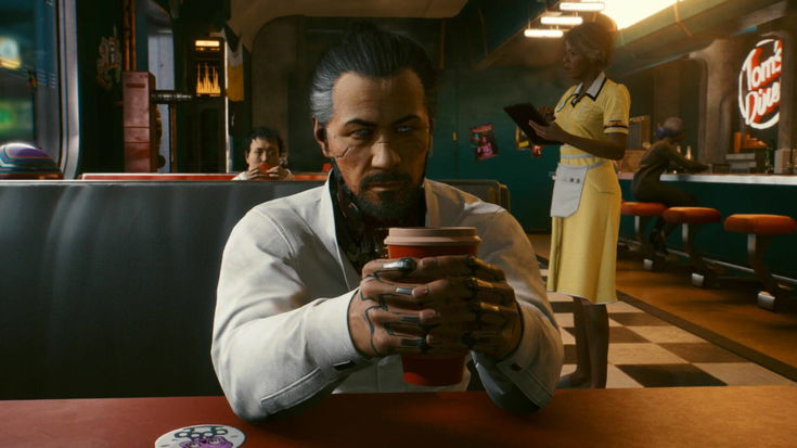 Cyberpunk 2077 ha avuto un sacco di problemi... con Takemura