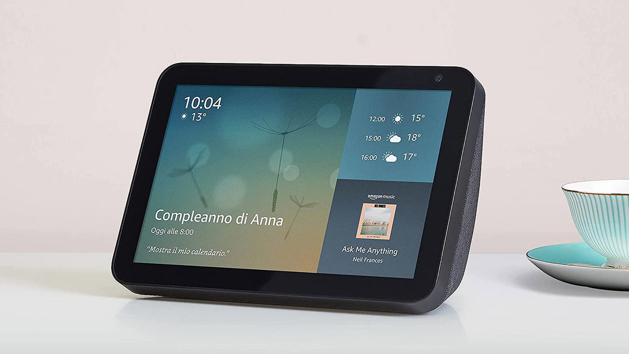 Immagine di Amazon Echo Show 8 al prezzo più basso di sempre se ne acquisti due pezzi