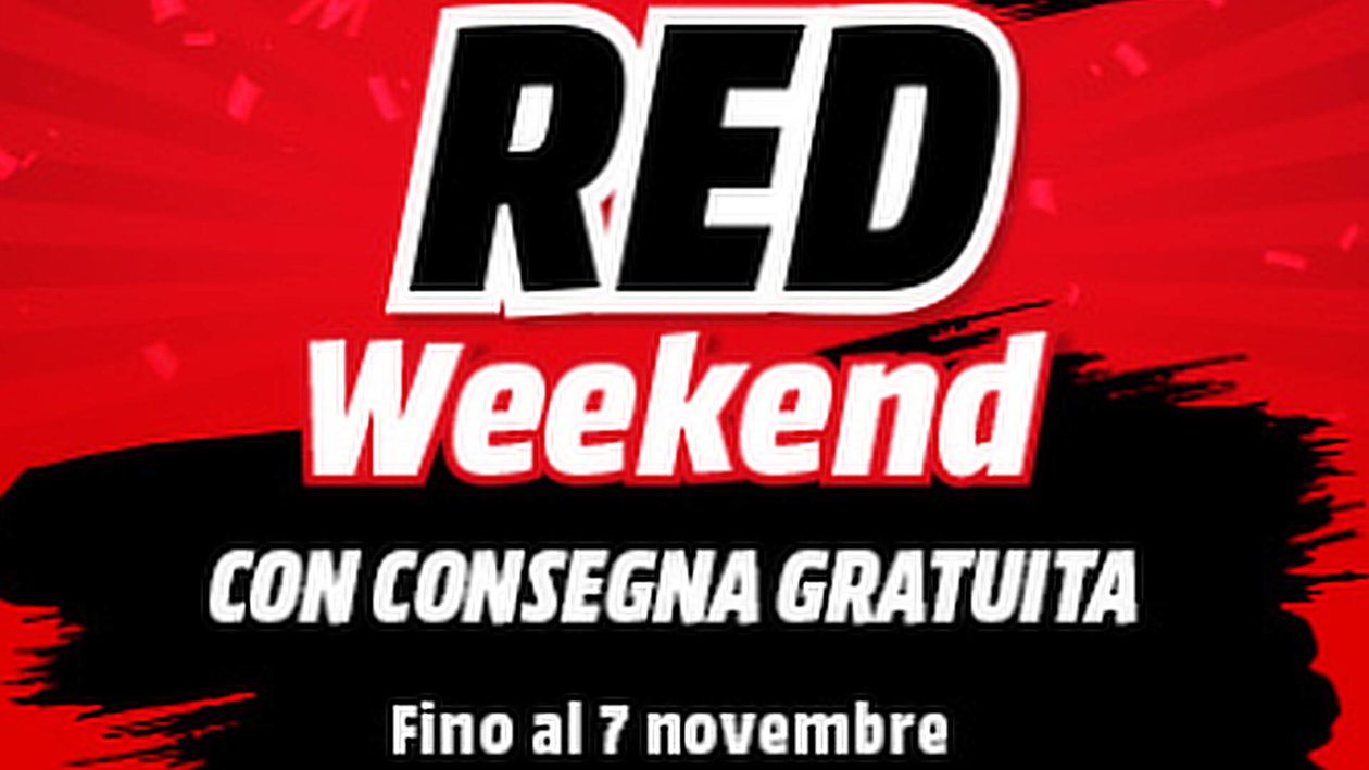 Immagine di Red Weekend MediaWorld: tre giorni di offerte pazze su tech e non solo!