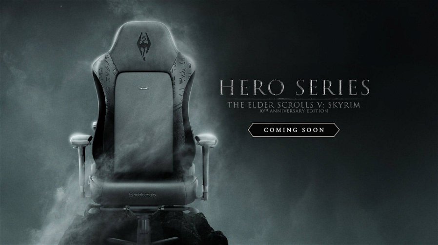 Immagine di La sedia da gaming di Skyrim è perfetta: c'è pure la freccia sul ginocchio
