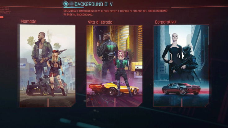 Background migliore e quali sono le differenze in Cyberpunk 2077