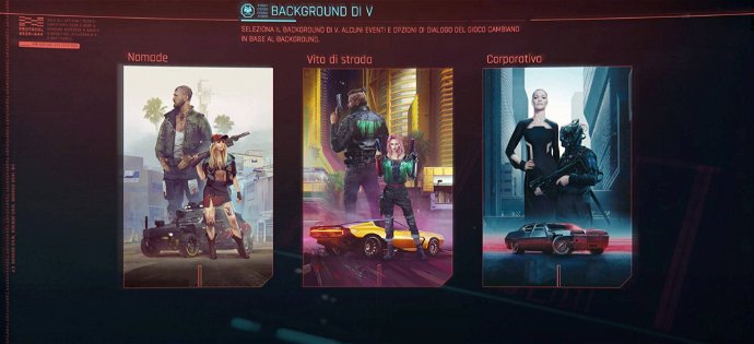 Background migliore e quali sono le differenze in Cyberpunk 2077