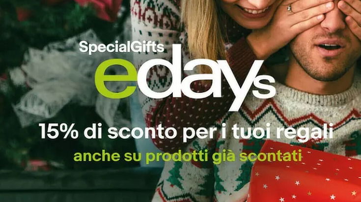 Risparmia fino a 50 euro sull'acquisto dei regali di Natale su eBay grazie a questo coupon