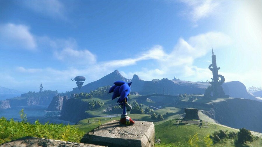 Immagine di Sonic Frontiers mostra l'open world nel nuovo trailer, ed è promettente