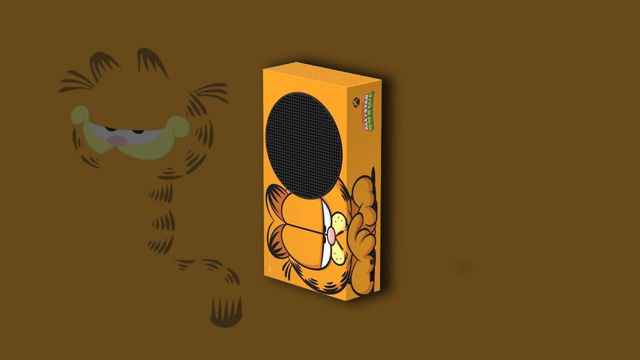 Immagine di Xbox Series S di Garfield è la cosa più stramba che vedrete oggi, ma potete vincerla gratis