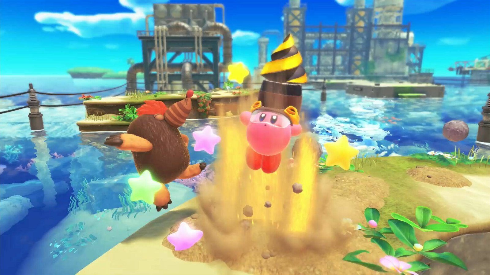 Kirby e la Terra Perduta, ecco la data di uscita dell'open world per Switch