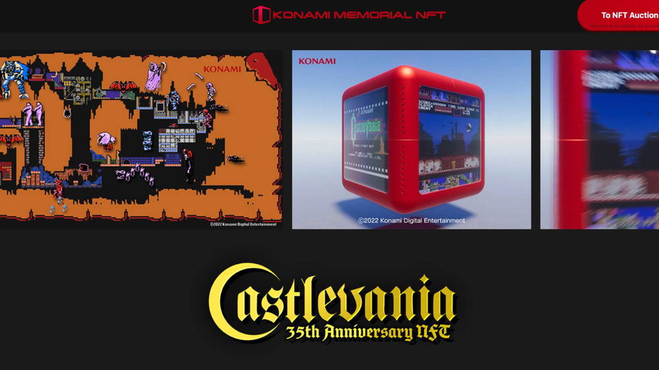 Immagine di NFT di Castlevania che in teoria non piacevano a nessuno hanno fatto incassare a Konami vagonate di soldi