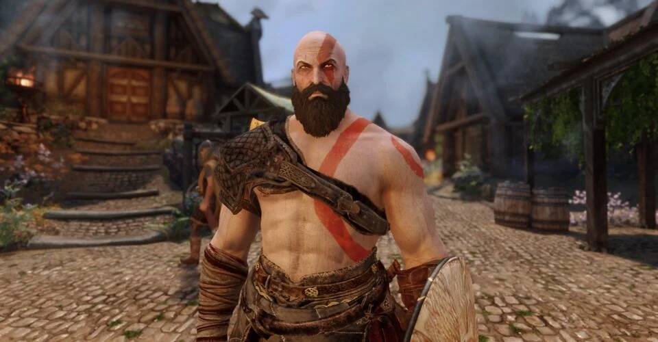 Kratos è in Skyrim, ed era solo questione di tempo