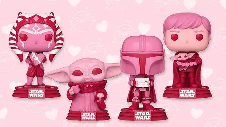 Tre Funko Pop Star Wars dedicati a San Valentino a soli 34,99€ su Zavvi!